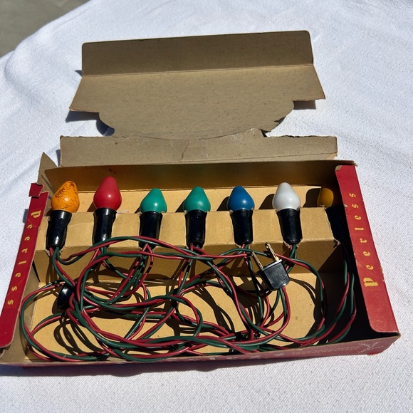 Vintage NOS GE Peerless Decorating Christmas lights- - Picture 4 of 6